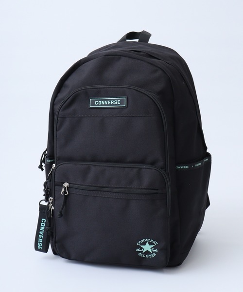 CONVERSE（コンバース）の「CONVERSEﾎﾟﾘ2段P Dﾊﾟｯｸ（バックパック/リュック・メンズ・ブラック/ブラック系1・FREE）」の3枚目の写真