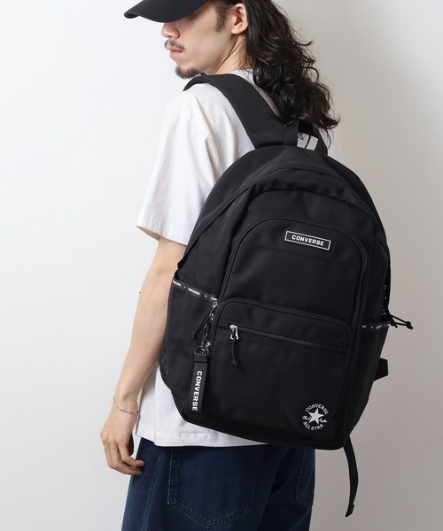 CONVERSE（コンバース）の「CONVERSEﾎﾟﾘ2段P Dﾊﾟｯｸ（バックパック/リュック・メンズ・ブラック/ブラック系1・FREE）」の20枚目の写真