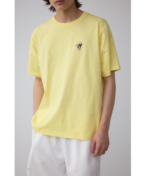 AZUL by moussy(アズールバイマウジー)の「SBC FUNK刺繍ワンポイントTEE(Tシャツ/カットソー・メンズ・ホワイト/ブラック/ブルー/ライトイエロー・MEDIUM/LARGE)」の4枚目の写真