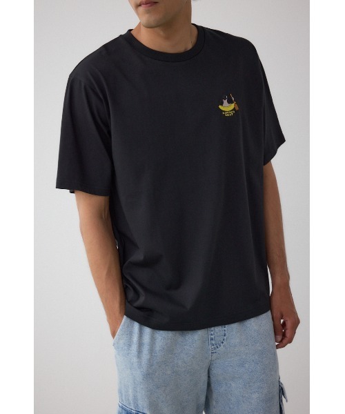 AZUL by moussy(アズールバイマウジー)の「SBC FUNK刺繍ワンポイントTEE(Tシャツ/カットソー・メンズ・ホワイト/ブラック/ブルー/ライトイエロー・MEDIUM/LARGE)」の1枚目の写真