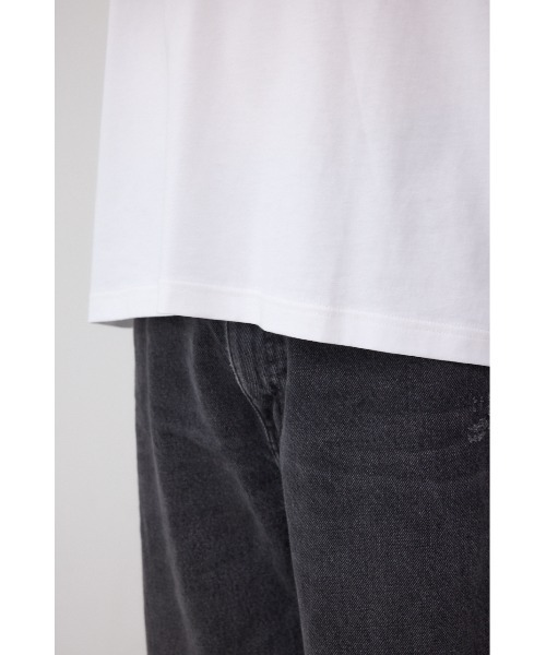 AZUL by moussy(アズールバイマウジー)の「SBC FUNK刺繍ワンポイントTEE(Tシャツ/カットソー・メンズ・ホワイト/ブラック/ブルー/ライトイエロー・MEDIUM/LARGE)」の8枚目の写真