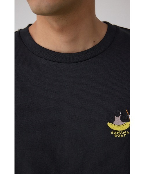 AZUL by moussy(アズールバイマウジー)の「SBC FUNK刺繍ワンポイントTEE(Tシャツ/カットソー・メンズ・ホワイト/ブラック/ブルー/ライトイエロー・MEDIUM/LARGE)」の15枚目の写真