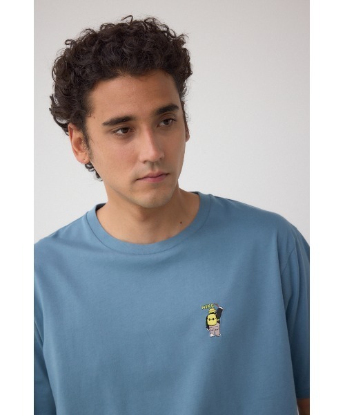 AZUL by moussy(アズールバイマウジー)の「SBC FUNK刺繍ワンポイントTEE(Tシャツ/カットソー・メンズ・ホワイト/ブラック/ブルー/ライトイエロー・MEDIUM/LARGE)」の19枚目の写真