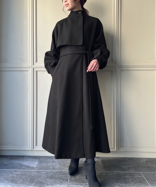 JUNOAH（ジュノア）の「コート（その他アウター・レディース・ブラック・MEDIUM）」の7枚目の写真