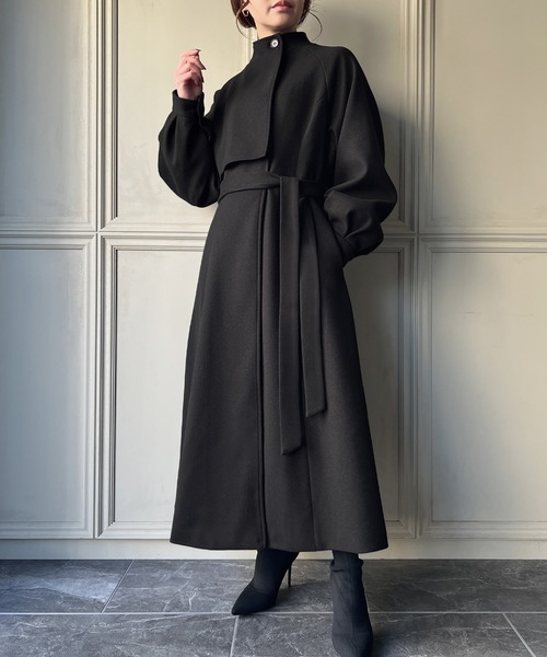 JUNOAH（ジュノア）の「コート（その他アウター・レディース・ブラック・MEDIUM）」の8枚目の写真