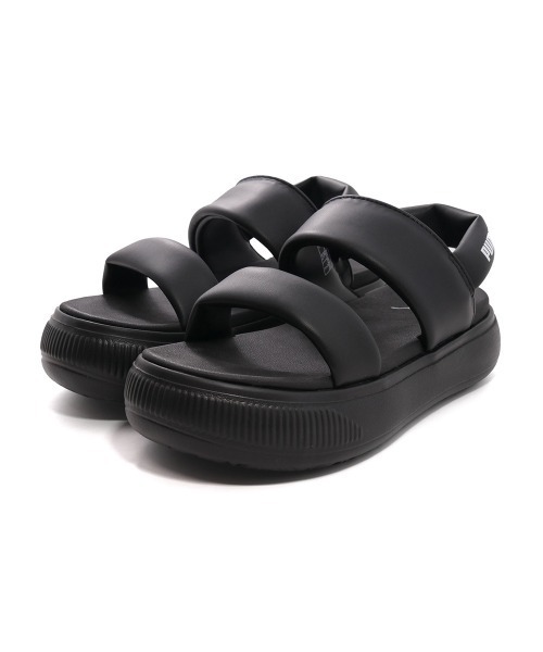 PUMA(プーマ)の「PUMA WNS MAYU PUFFY SANDALS プーマ ウィメンズ マユパフィー サンダル(サンダル・レディース・ホワイト/ブラック・23cm/24cm/25cm)」の2枚目の写真
