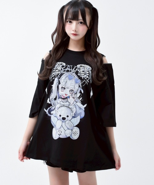 TRAVAS TOKYO/トラバス トーキョー』てぃらコラボイラストTシャツ TRAVAS TOKYO/トラバス トーキョー』てぃらコラボイラスト