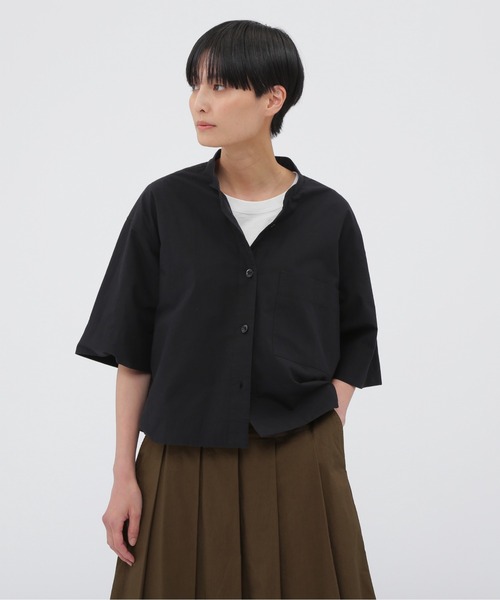 トップス MHL. LIGHT WASHED COTTON POPLIN SHIRT MHL. LIGHT WASHED COTTON POPLIN SHIRT