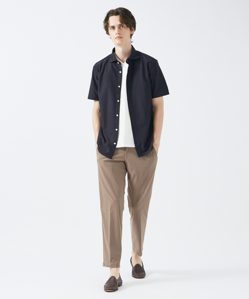 ABAHOUSE(アバハウス)の「【定番】ドレスポンチ Vネック 半袖Tシャツ / ストレッチ 冷涼感(Tシャツ/カットソー・メンズ・ブラック/グレー/ホワイト・44/48/50/46)」の19枚目の写真
