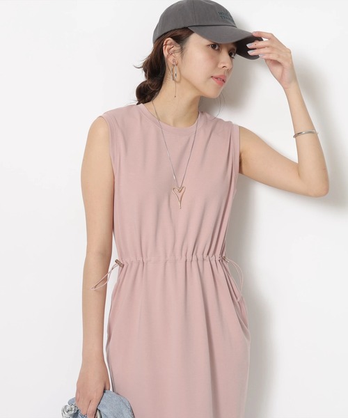 JUSGLITTY ヘンリードロストワンピース カジュアル レディース 【新品