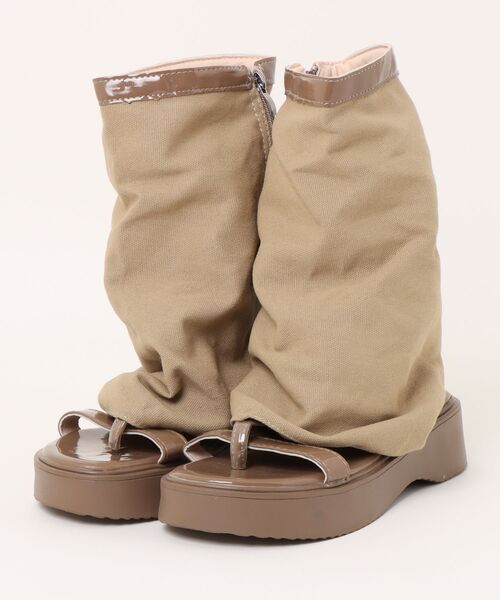 Ritzy（リッツィー）の「ブーツサンダル（サンダル・レディース・ベージュ/ブラック・23/24/25/24.5/23.5）」の17枚目の写真