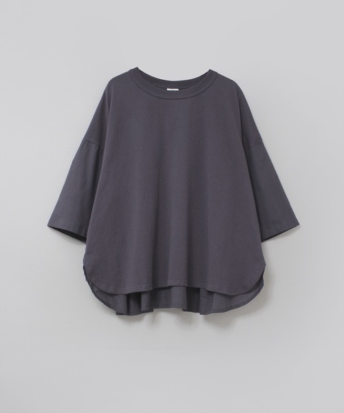 RNA-N(アールエヌエーエヌ)の「M2507 バックギャザーデザインプルオーバー(Tシャツ/カットソー・レディース・グリーン/ブラック/オフホワイト/グレイッシュブルー・FREE)」の10枚目の写真