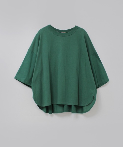 RNA-N(アールエヌエーエヌ)の「M2507 バックギャザーデザインプルオーバー(Tシャツ/カットソー・レディース・グリーン/ブラック/オフホワイト/グレイッシュブルー・FREE)」の7枚目の写真