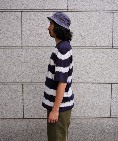 BEAVER（ビーバー）の「B omnivore/ビーオムニボー  tiedye T-shirt（Tシャツ/カットソー・メンズ・ネイビー/ブルー・M/L）」の6枚目の写真