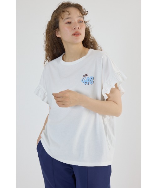 セール】Vintage Graphicフリル Tシャツ（Tシャツ/カットソー