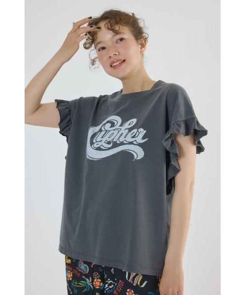 【bibiy】フリルTシャツ TOPS｜Bibiy.