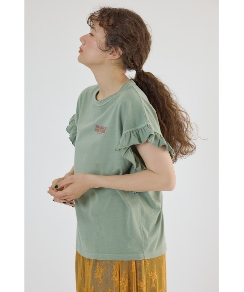セール】Vintage Graphicフリル Tシャツ（Tシャツ/カットソー