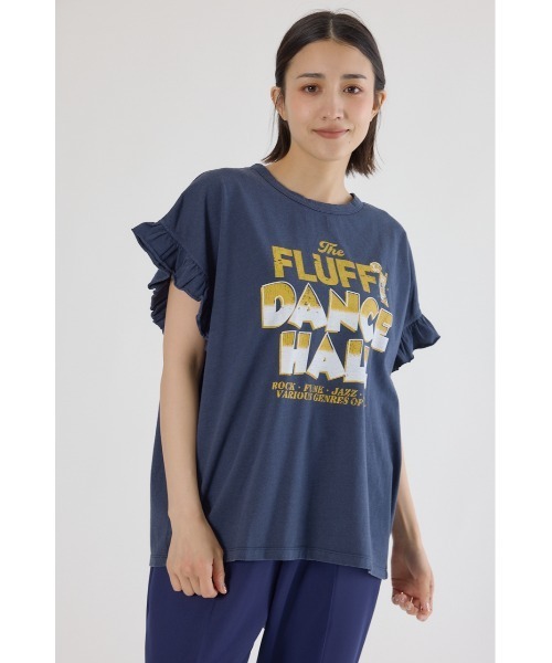 セール】Vintage Graphicフリル Tシャツ（Tシャツ/カットソー