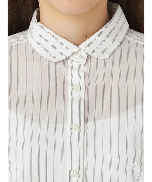 McGREGOR(マックレガー)の「【接触冷感】ボイルブラウス(シャツ/ブラウス・レディース・アイボリー/ピンク・L/M/XL)」の5枚目の写真