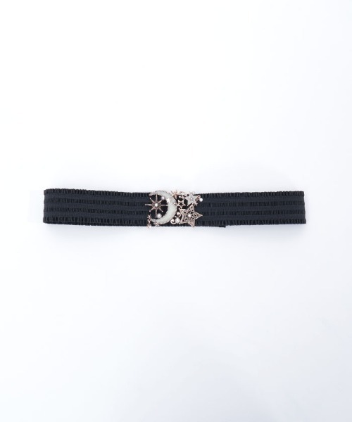 axes femme（アクシーズファム）の「スターライトモチーフベルト（ベルト・レディース・キナリ/ワイン/サックスブルー・FREE）」の5枚目の写真