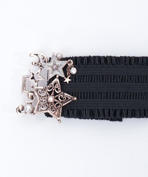axes femme（アクシーズファム）の「スターライトモチーフベルト（ベルト・レディース・キナリ/ワイン/サックスブルー・FREE）」の7枚目の写真