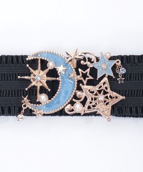 axes femme（アクシーズファム）の「スターライトモチーフベルト（ベルト・レディース・キナリ/ワイン/サックスブルー・FREE）」の12枚目の写真