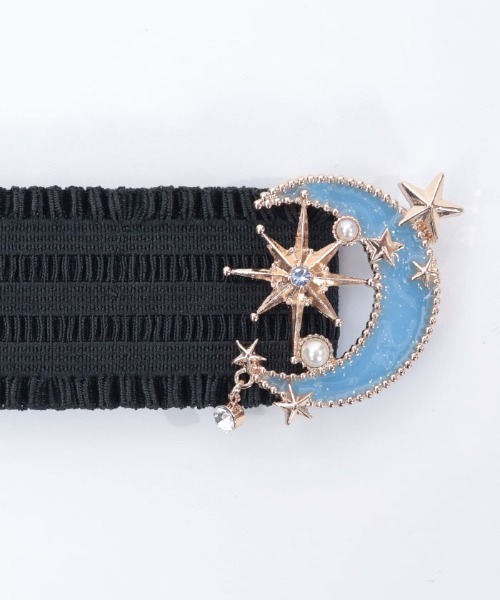 axes femme（アクシーズファム）の「スターライトモチーフベルト（ベルト・レディース・キナリ/ワイン/サックスブルー・FREE）」の15枚目の写真