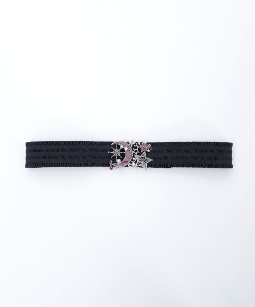 axes femme（アクシーズファム）の「スターライトモチーフベルト（ベルト・レディース・キナリ/ワイン/サックスブルー・FREE）」の18枚目の写真