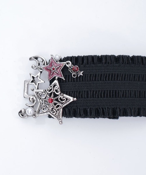 axes femme（アクシーズファム）の「スターライトモチーフベルト（ベルト・レディース・キナリ/ワイン/サックスブルー・FREE）」の20枚目の写真