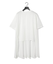 MIDIUMISOLID for Ladies ウーブンコンビネーションT