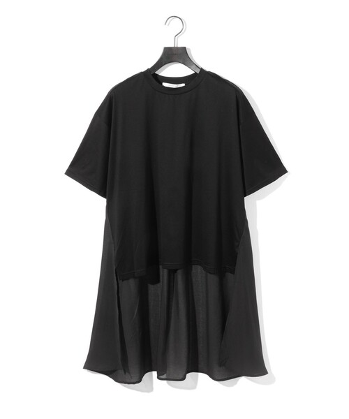 tシャツ MIDIUMISOLID for Ladies ウーブンコンビネーションT レディース MIDIUMISOLID tシャツ for Ladies ウーブンコンビネーションT