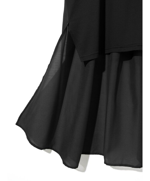 tシャツ MIDIUMISOLID for Ladies ウーブンコンビネーションT レディース MIDIUMISOLID tシャツ for Ladies ウーブンコンビネーションT