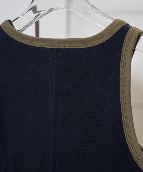 TODAYFUL(トゥデイフル)の「【TODAYFUL/トゥデイフル】Peachbrush Cotton Tanktop/ピーチブラッシュコットンタンクトップ(タンクトップ・レディース・キャメル/ネイビー・FREE)」の8枚目の写真