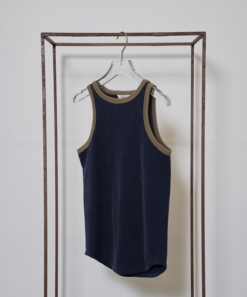 TODAYFUL(トゥデイフル)の「【TODAYFUL/トゥデイフル】Peachbrush Cotton Tanktop/ピーチブラッシュコットンタンクトップ(タンクトップ・レディース・キャメル/ネイビー・FREE)」の6枚目の写真
