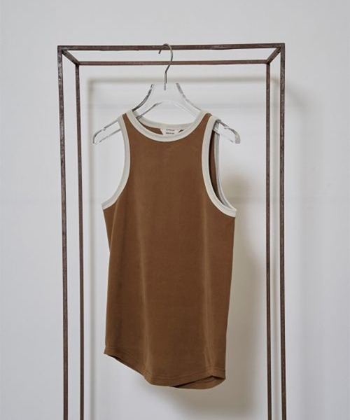 TODAYFUL(トゥデイフル)の「【TODAYFUL/トゥデイフル】Peachbrush Cotton Tanktop/ピーチブラッシュコットンタンクトップ(タンクトップ・レディース・キャメル/ネイビー・FREE)」の10枚目の写真