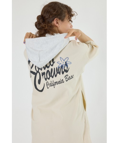 RODEO CROWNS WIDE BOWL（ロデオクラウンズワイドボウル）の「ショートスリーブミリタリーシャツワンピース（シャツワンピース・レディース・ブルー/アイボリー/カーキ/ブラック・FREE）」の2枚目の写真