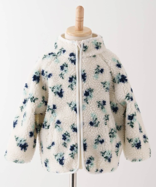 PUPPAPUPO（プッパプーポ）の「ボア ジャケット（ブルゾン・キッズ・ベージュ/ブルー・80/90/100/110）」の14枚目の写真