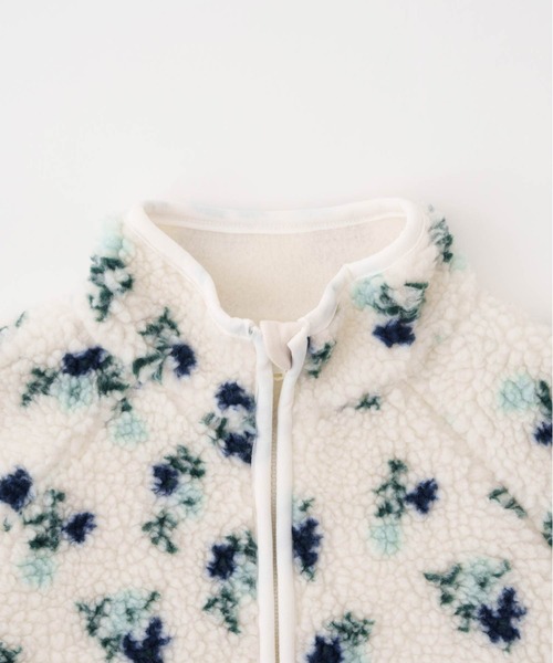 PUPPAPUPO（プッパプーポ）の「ボア ジャケット（ブルゾン・キッズ・ベージュ/ブルー・80/90/100/110）」の12枚目の写真