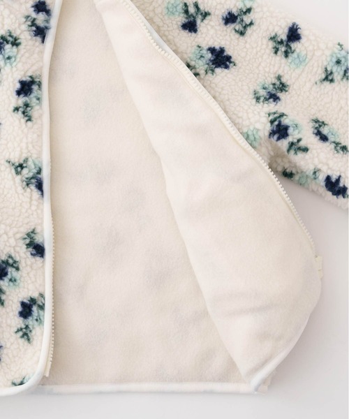 PUPPAPUPO（プッパプーポ）の「ボア ジャケット（ブルゾン・キッズ・ベージュ/ブルー・80/90/100/110）」の21枚目の写真