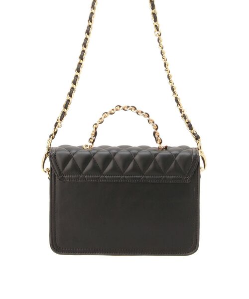 EATME（イートミー）の「キルティングフラップショルダーバッグ（ショルダーバッグ・レディース・オフホワイト/ブラック・FREE）」の9枚目の写真