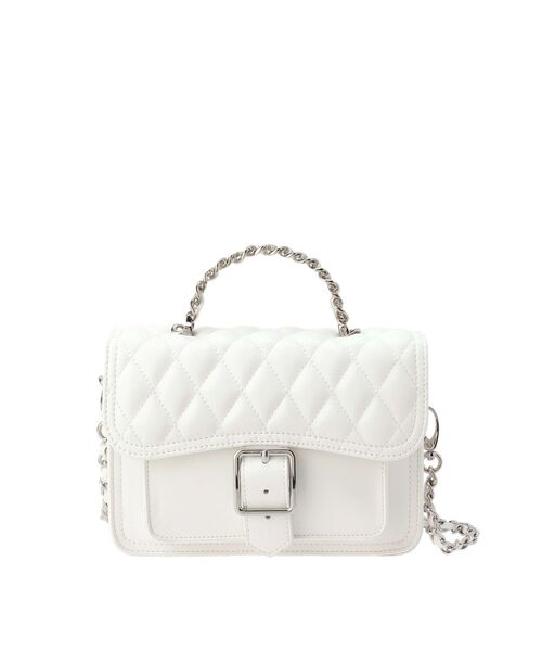 EATME（イートミー）の「キルティングフラップショルダーバッグ（ショルダーバッグ・レディース・オフホワイト/ブラック・FREE）」の15枚目の写真