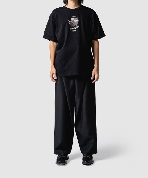 yoshiokubo(ヨシオクボ)の「yoshiokubo ヨシオクボ / S/S T ”YAK" ヤクグラフィックプリントTシャツ / YKF25103(Tシャツ/カットソー・メンズ・ホワイト/ブラック・2/3)」の4枚目の写真