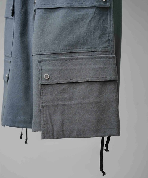 メゾンスペシャル ウール カーゴショーツ UNISEX》Impregnation Wool Mix Stretch Prime-Wide Cargo Shorts/含浸