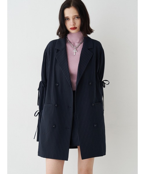 【期間限定値下げ】jouetie リボンスリーブジャケットミニワンピース セール】リボンスリーブジャケットミニワンピース【セットアップ対応