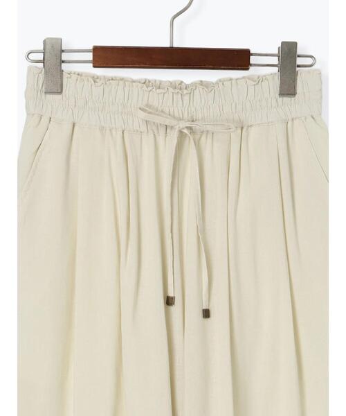 Te chichi TERRASSE（テチチテラス）の「リネン混イージーパンツ（その他パンツ・レディース・ベージュ/ブラック/チャコールグレー・F）」の17枚目の写真