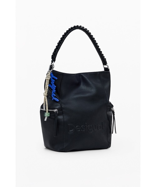 Desigual（デシグアル）の「3Dロゴ フェイクレザーリュックサック ショルダー ブラック（バックパック/リュック・レディース・ブラック・FREE）」の5枚目の写真