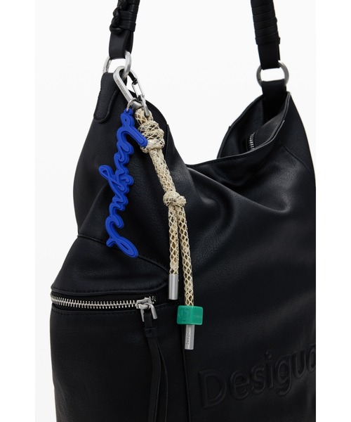 Desigual（デシグアル）の「3Dロゴ フェイクレザーリュックサック ショルダー ブラック（バックパック/リュック・レディース・ブラック・FREE）」の9枚目の写真