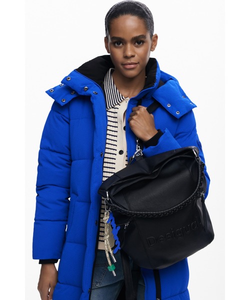 Desigual（デシグアル）の「3Dロゴ フェイクレザーリュックサック ショルダー ブラック（バックパック/リュック・レディース・ブラック・FREE）」の10枚目の写真