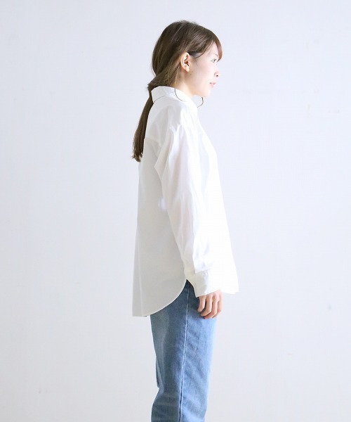 NOMBRE IMPAIR（ノンブルアンペール）の「高密度コットン ワイドシャツ（シャツ/ブラウス・レディース・ホワイト・FREE）」の6枚目の写真