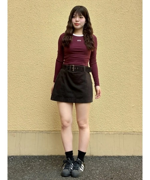 GAP（ギャップ）の「ベルト ミニスカート・スコート（スカート・レディース・ブラック/ベージュ・XS/S/M/L/XXS）」の20枚目の写真